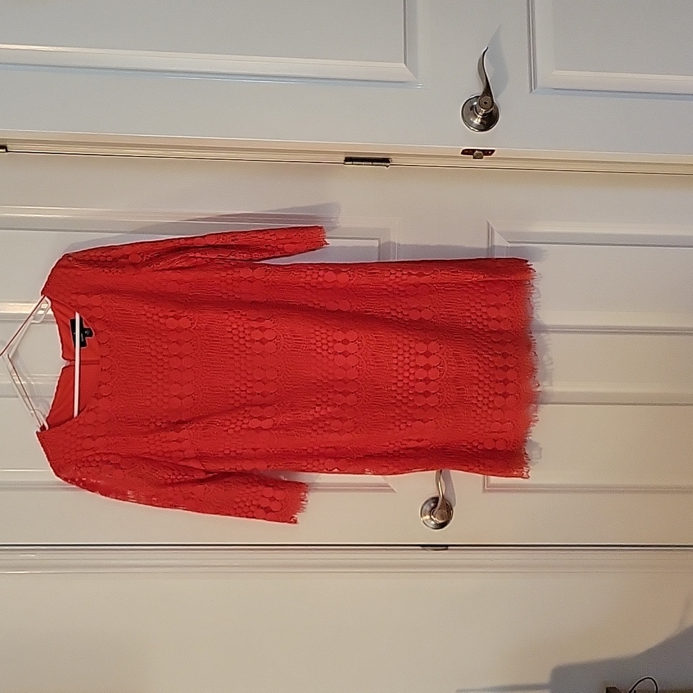 Beautiful lace dress. 3/4 sleeve. Like new condition